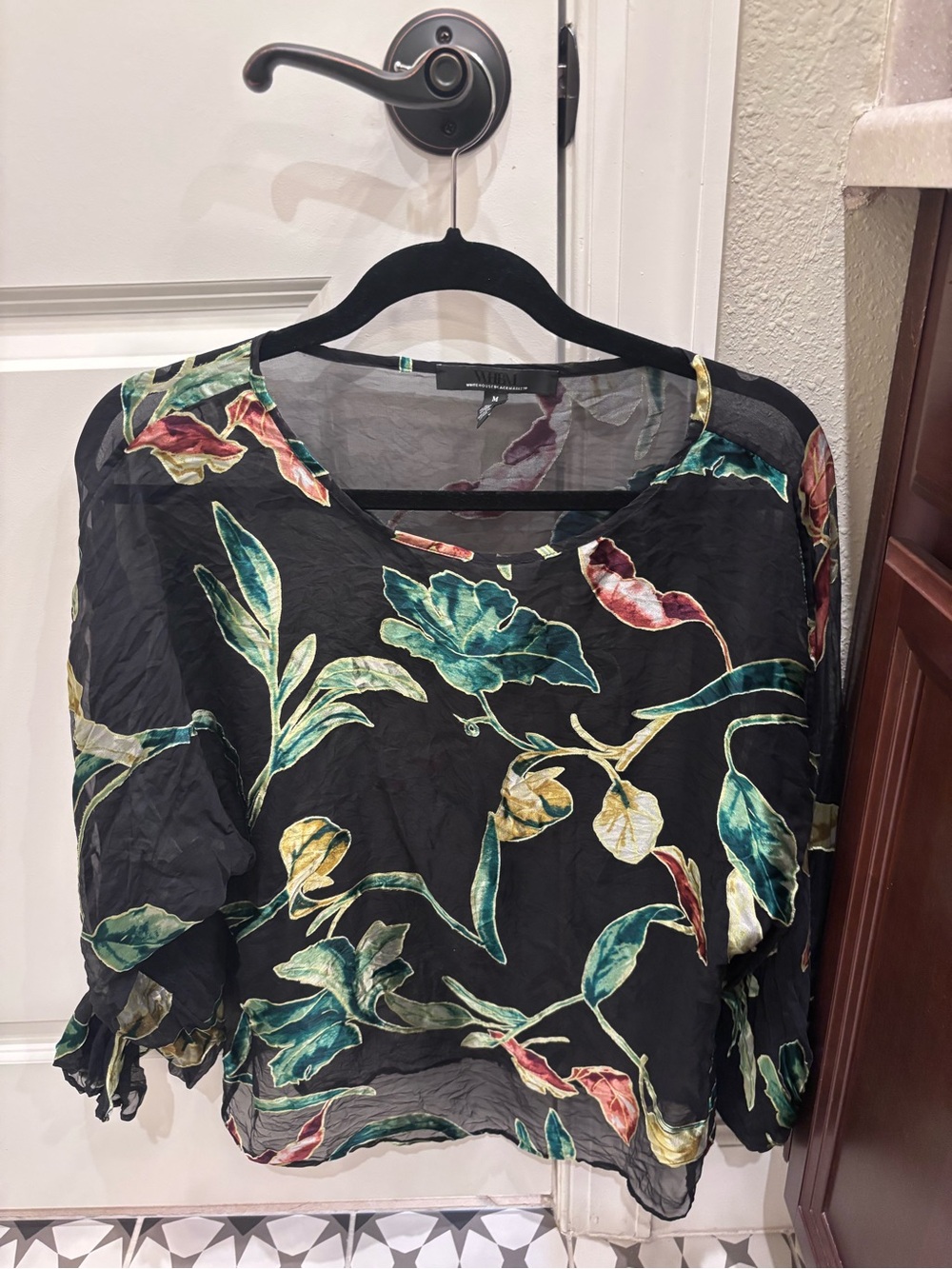 White House Black Market sheer top